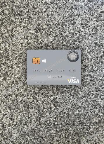 Nauru Bank of Nauru visa debit card photolook front